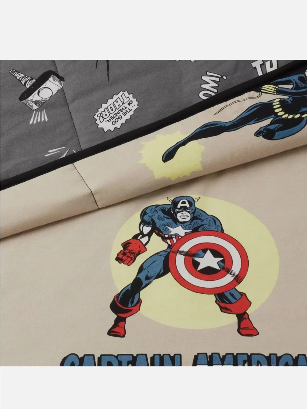 NWT Complete Set Marvel x Pillowfort Characters Quilt & Pillow Sham Full/Queen